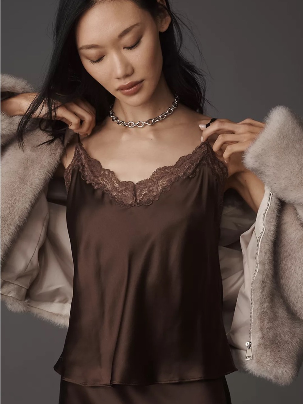 Anthropologie Reformation Teddy Silk Tank Top Small NWT $128